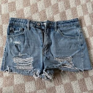 Denim Distressed Women's Shorts